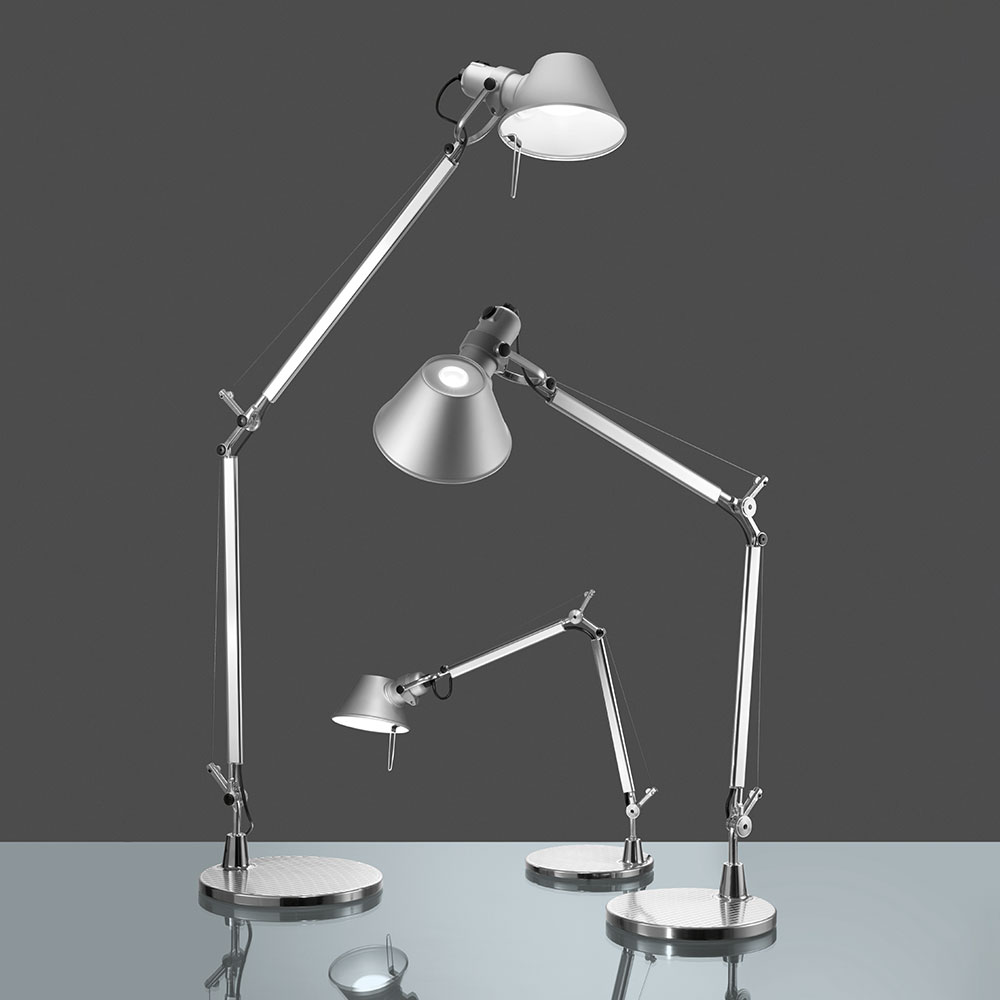 Artemide Tolomeo Artemide Tolomeo bei lampenonline.de. Die wohl bekannteste und umfangreichste ist die Tolomeo-Familie, die 1987 von Michele De Lucchi und Giancarlo Fassina entworfen wurde. Was als innovative Tischleuchte begann, entwickelte sich zu einer beeindruckenden