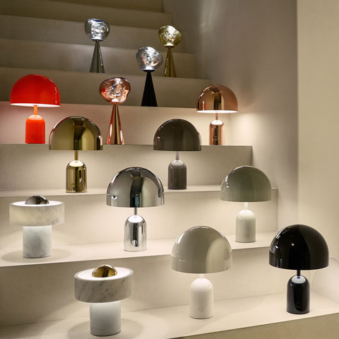 Tom Dixon Akkuleuchten in vielen Größen und Varianten